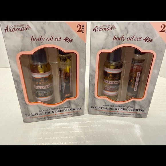 Goldessence Essential Oil and Dried Flowers Rose and Lavender New In Box - Picture 4 of 6